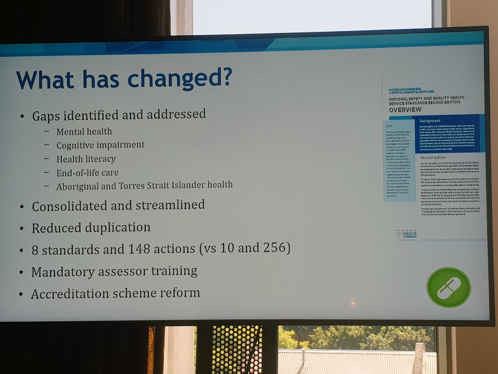 cherrieleong's tweet photo. Very privileged to have Helen Dowling to be sharing the changes in the new edition of the accreditation standards with us. Looking forward to 2019. #dopforum #roche https://t.co/F2abeEdH3r