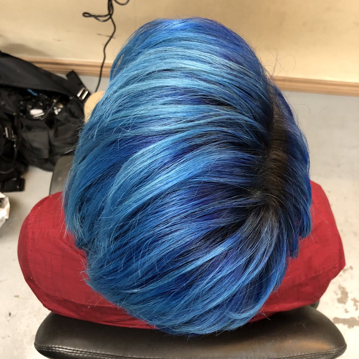 vrdlldt's tweet image. #colormelt #bluehair #colorfreshcreate #wella