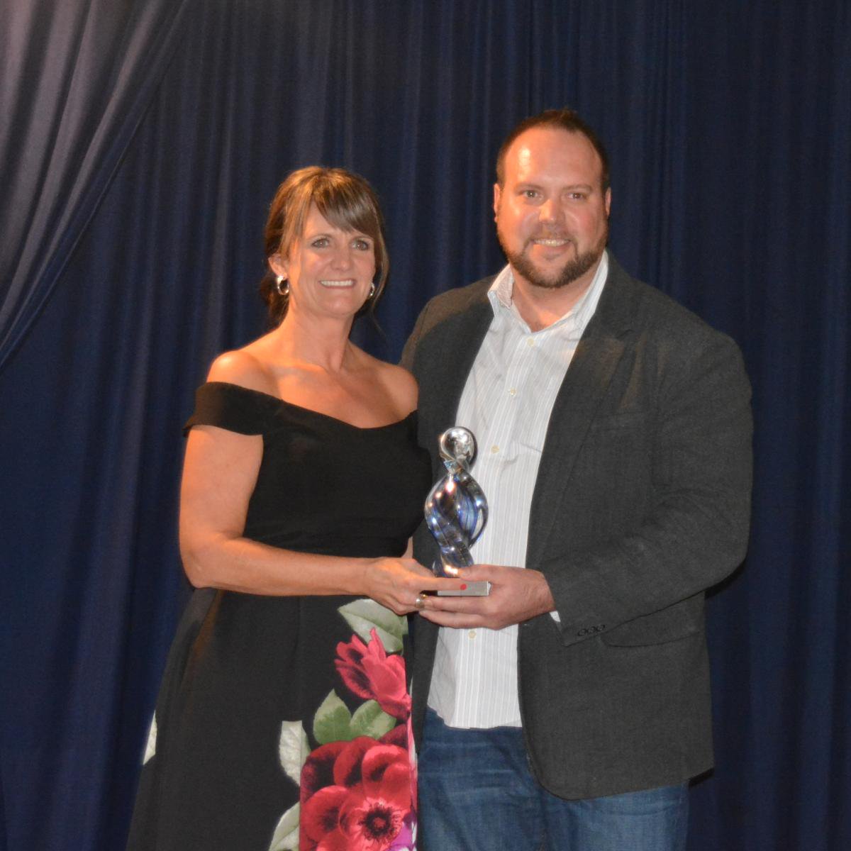 andrewsfrost's tweet photo. Congratulations to Tammy Scott, Dept Head at NBCC. She was named Employee of the Year at the 20th Annual Miramichi Chamber of Commerce Gala this evening! #MiramichiProud @myNBCC @TammyscottTammy https://t.co/CRVp0uNfz8