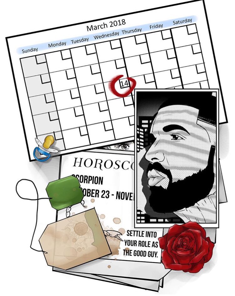 This Drake &amp; Pusha controversy feeling like a soap opera.

Art by <a href="/theakarts/">joe king</a>