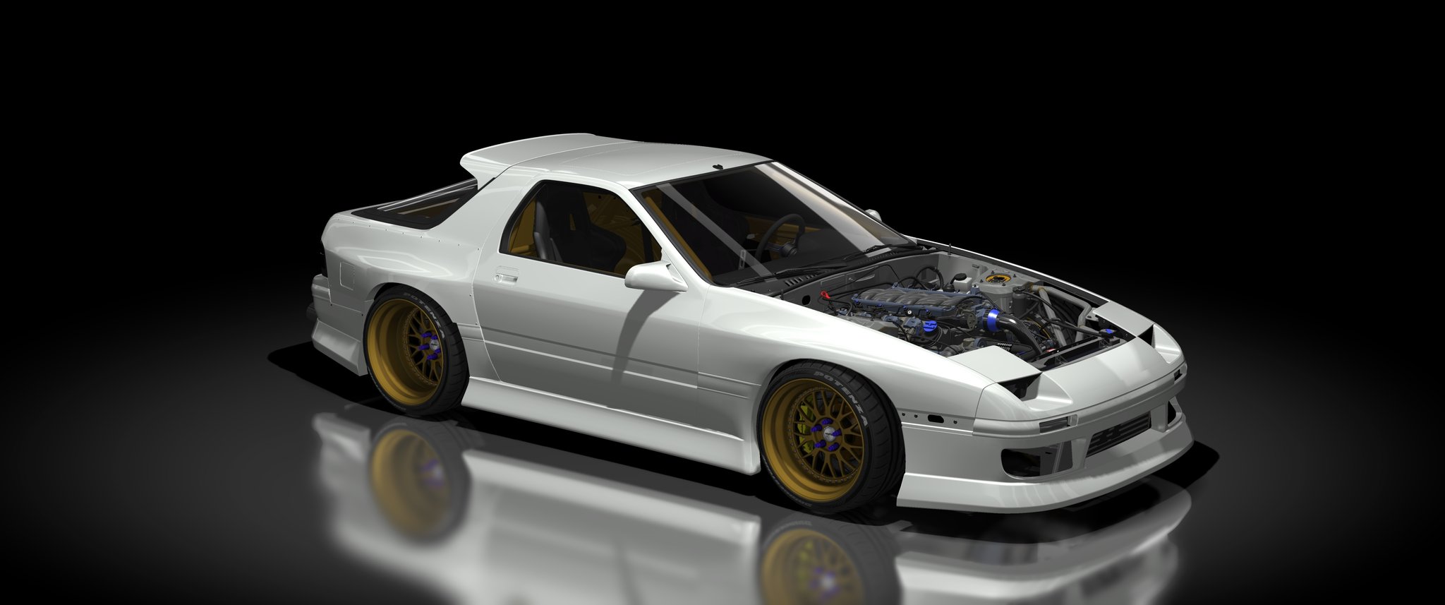 Gp Sports Gfour Mazda Rx7 Fc3s Body Kit 3d Model Ubicaciondepersonas