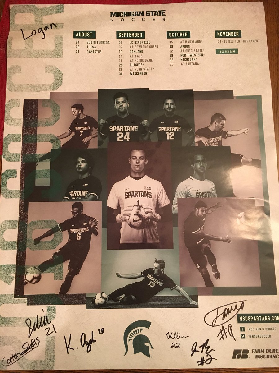 eric_pricco's tweet photo. Hats off to the Michigan State Soccer team who came out and played with our #CADSA team. Logan and the others had a great time! #GoGreen #SpartansWill https://t.co/axTpRVGM4W