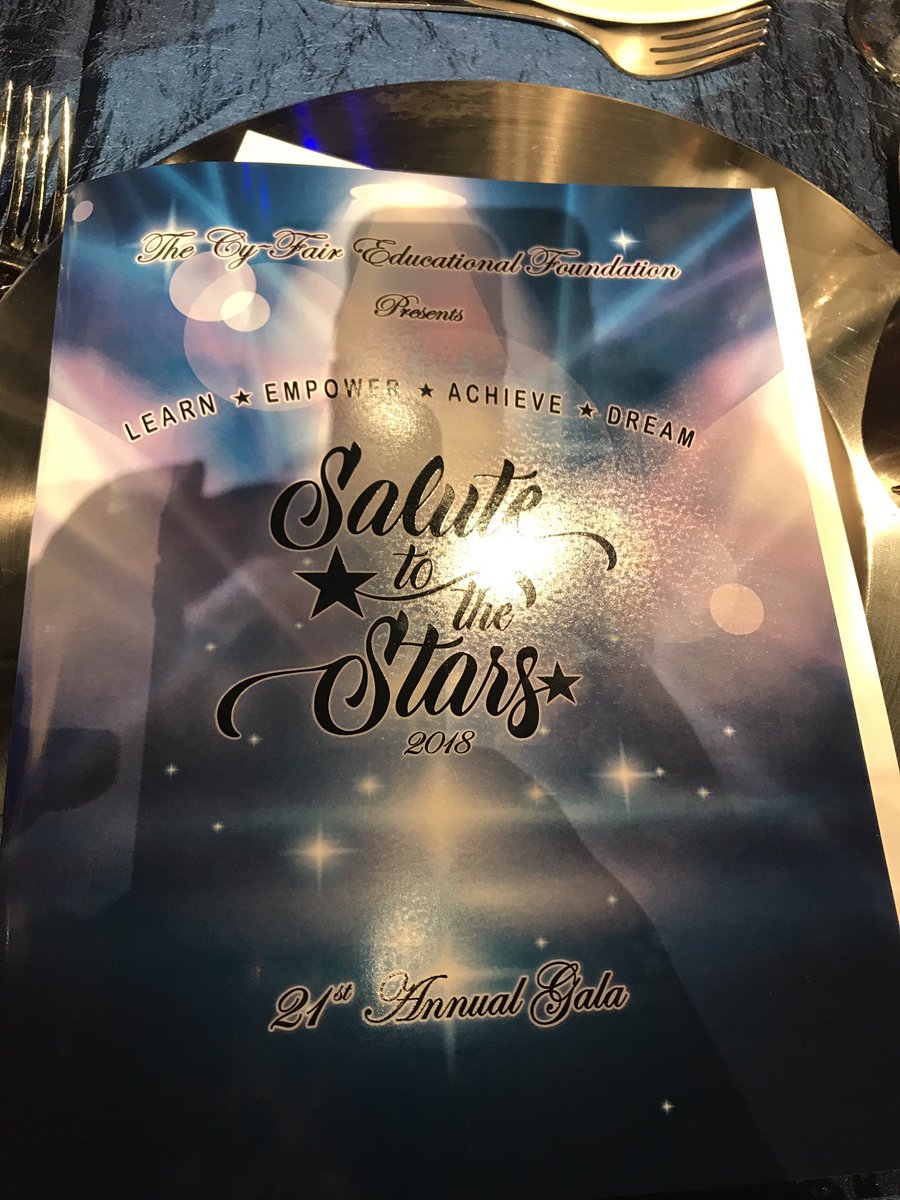 Celebrating Brittany Bondy tonight at the Salute to the Stars!  #SampsonStrong #CFISDforAll