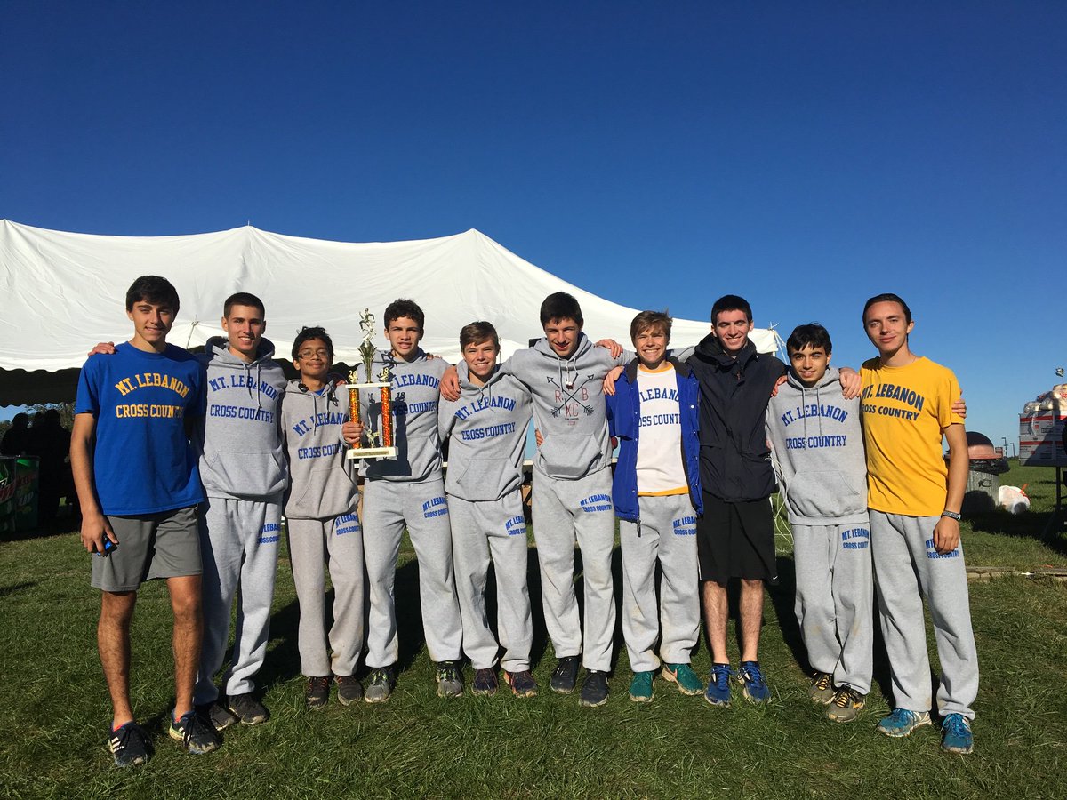 LeboXCTF's tweet photo. TSTCA meet today. Boys were 2nd overall! 3 Lebo boys in the top 20: Alex Brokaw - 20th, Peter Constantino - 4th, and Pat Anderson -1st! https://t.co/IKD230SmQp