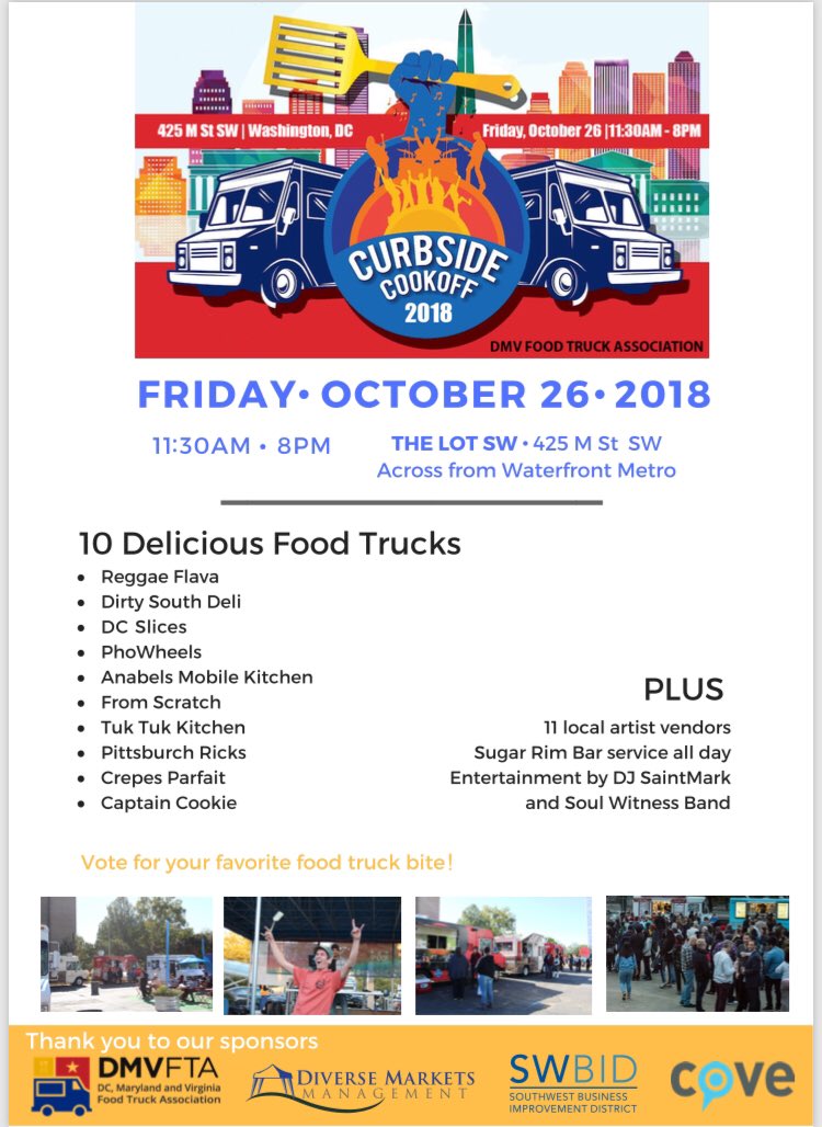 Come check us out at Curbside Cookoff next week! #foodfamilyfun