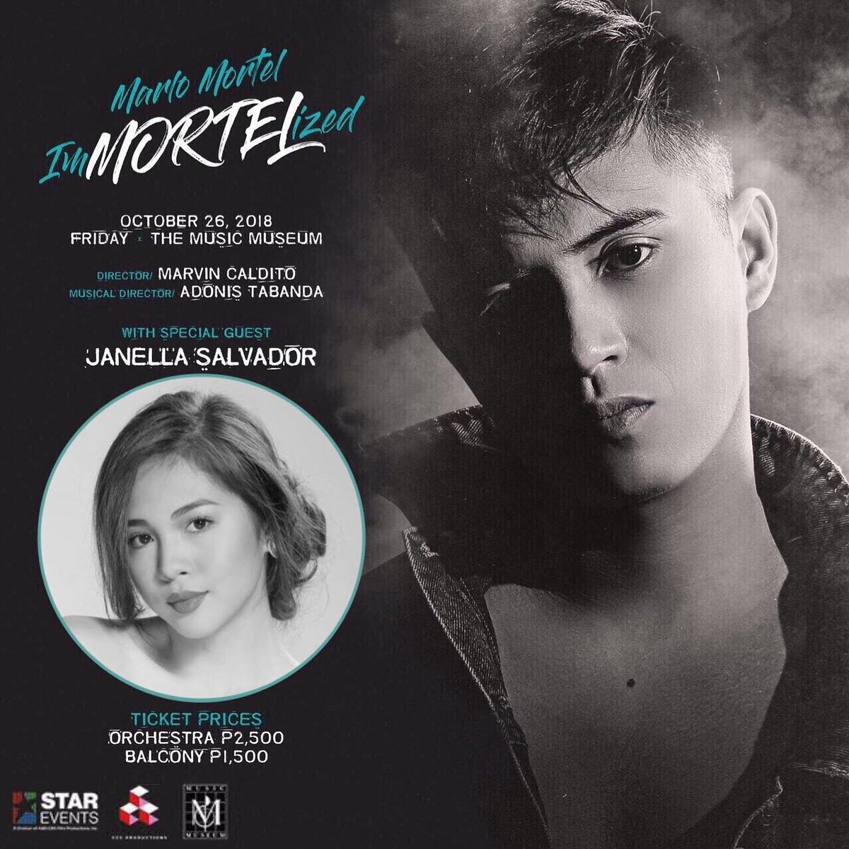 marlomortelpov's tweet photo. Introducing my surprise guest, Janella Salvador! Music has always been our common ground and I'm glad that I get to share the stage with you again on this special day! Looking forward to another unforgettable music experience ❤

For tickets:
891-9999 or 0909-1847260 https://t.co/qjmNB5XqPj
