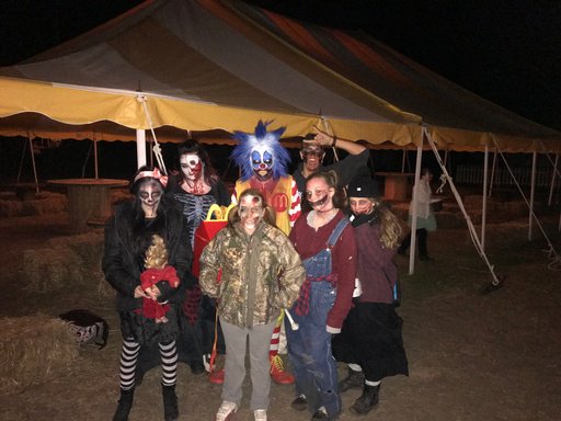 Another amazing night with our incredible staff!   Open Friday-Sunday #Halloween #Hauntedhouse