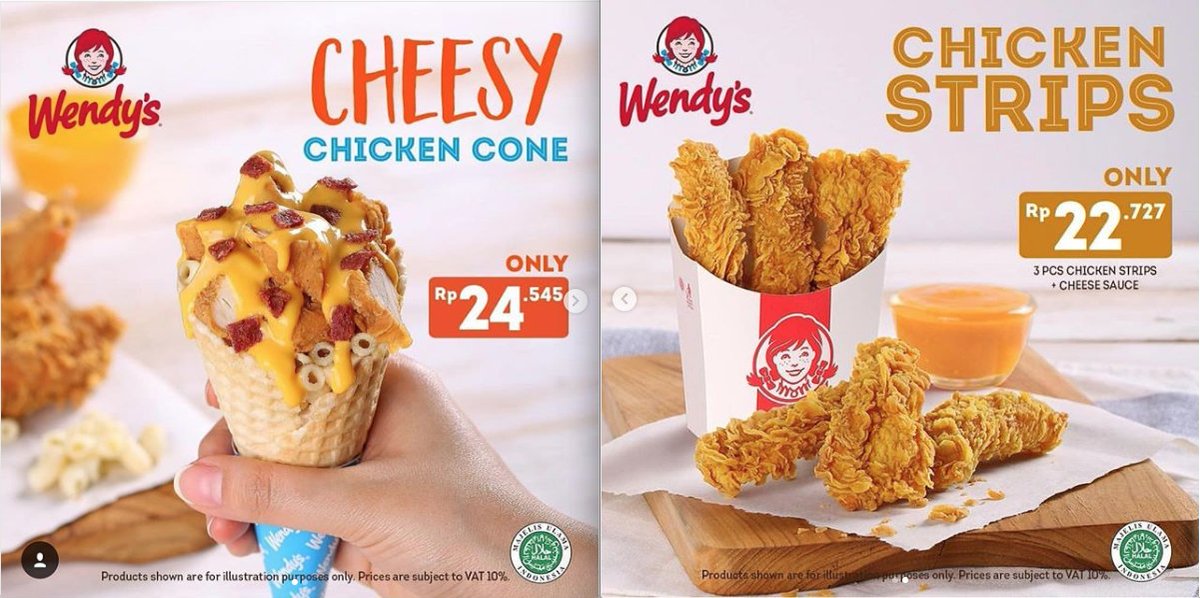 GrandCitySBY's tweet photo. Get your cheesy chicken cone and chicken strip for your lunch only at @Wendysindo Level 4 @GrandCitySBY 🤗 #mygrandcity #promo #shopping #wendys #Surabaya #UpdateTenant #October https://t.co/zDiMCVWzYo