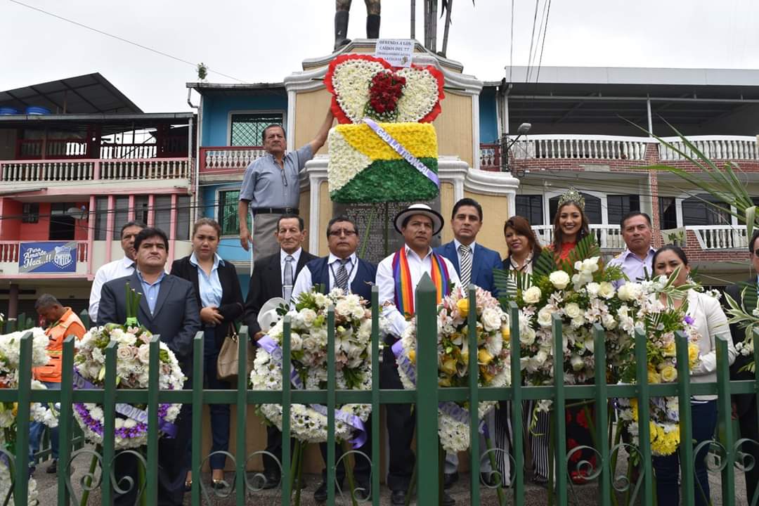 LATRONCALGAD's tweet photo. #GADMunicipalEnAcción 
#MasacreDeAztra

El Gad Municipal del cantón #LaTroncal, recordó con un homenaje póstumo, un aniversario más de aquel fatídico 18 de Octubre de 1977
#NiPerdonNiOlvido! https://t.co/JOmQzlqfbK