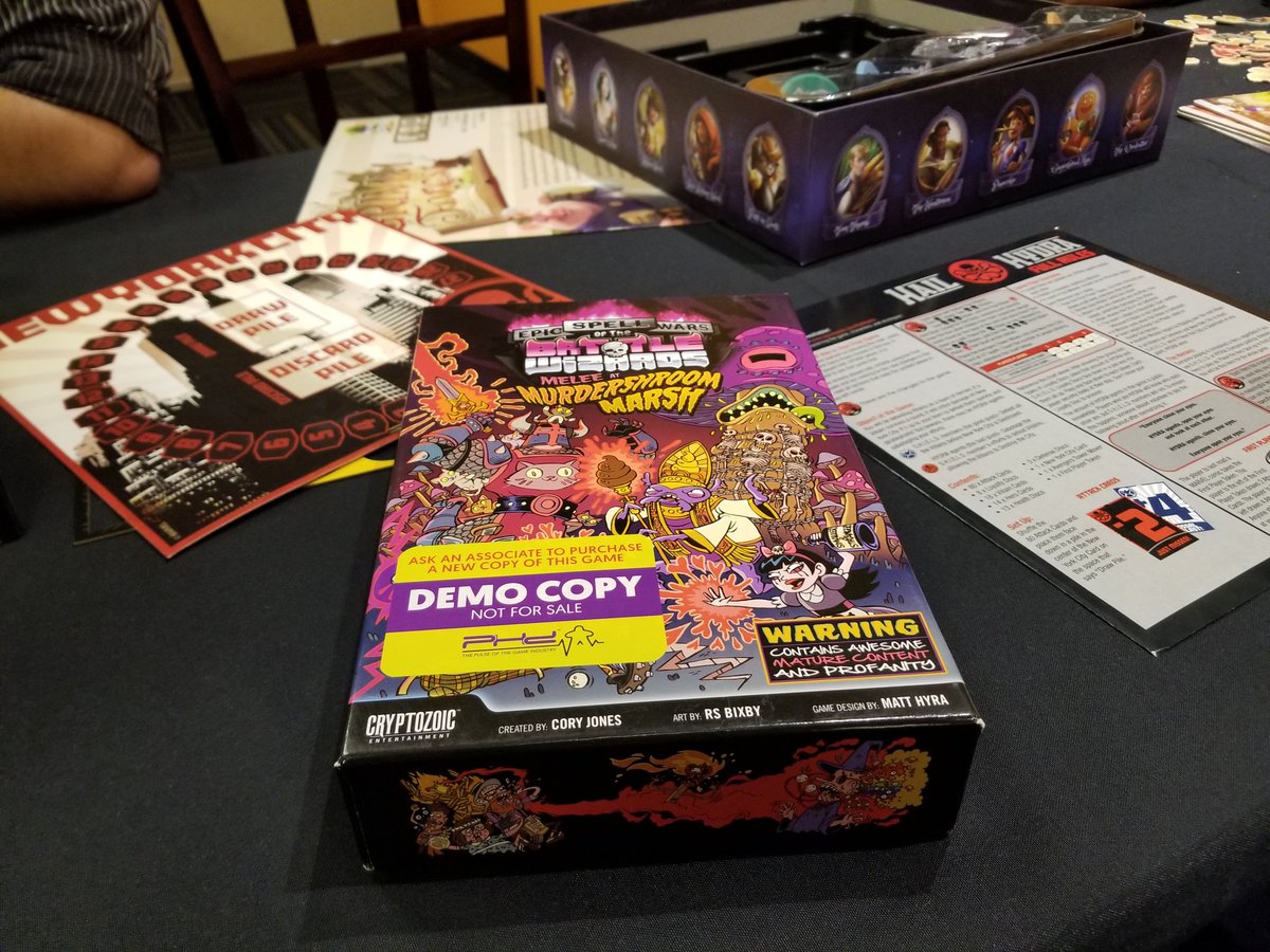 MarioPartyKing's tweet image. I haven't played #tabletopgames in some time so it's time I got on that. Lol Starting things off with #EpicSpellWars. Yay!! #CryptozoicEntertainment #gamenights