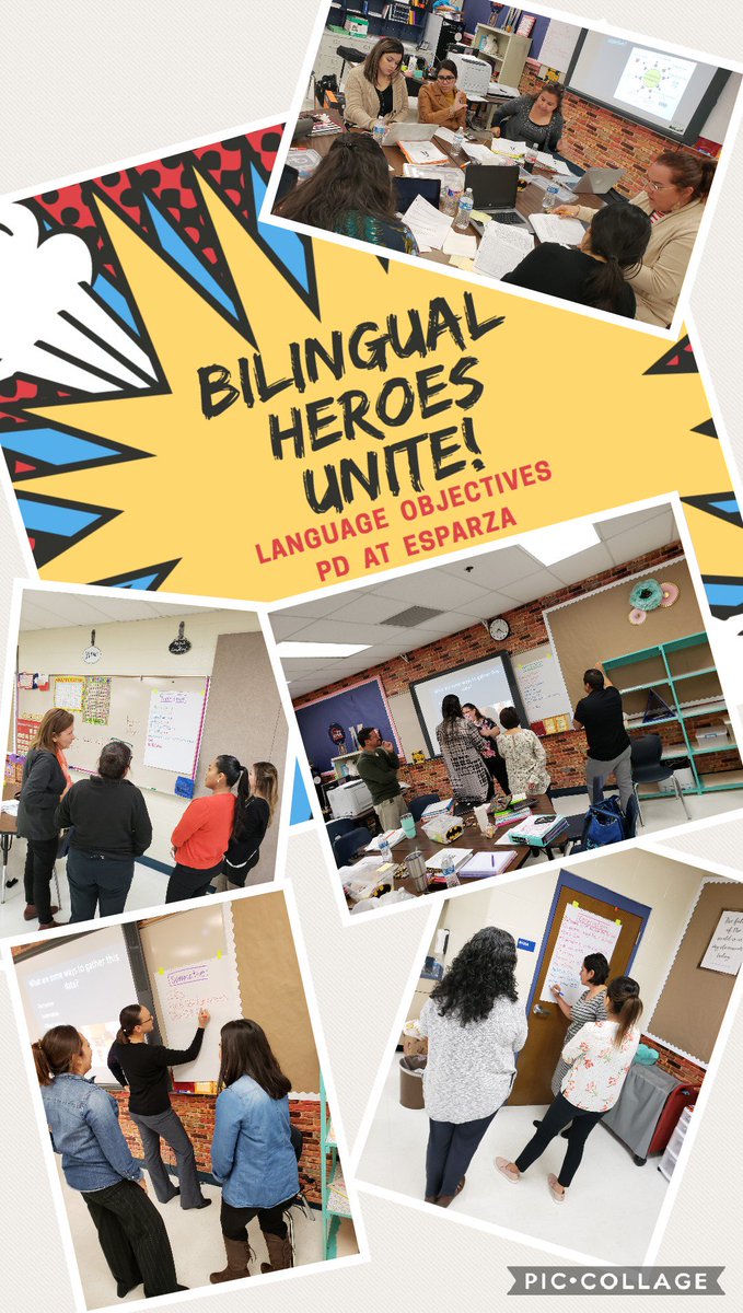 Thank you @NisdBILESL for, yet another,  wonderful training!!! 💕 @NISDEsparza #somosEsparza  #PLC  #languageobjectives   #trusttheprocess #shelteredinstruction