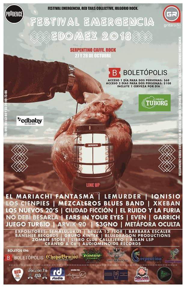 <a href="/Ciudad_Ficcion/">Ciudad Ficción</a> en el <a href="/edomexFE/">Festival Emergencia Estado de México</a>, estaremos con ellos el 27 y 28 de octubre en el serpentíno Coacalco. Compra tus boletos en @boletopolis #AlRescateDeLaEscenaIndependiente #NoSoloLoViejoEsBueno