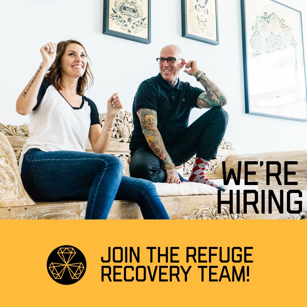 _RefugeRecovery's tweet photo. We are currently looking for staff with Substance Abuse experience to fill the following positions: LVN, Operations Manager, House Technician (Evening &amp; Overnight Shifts).
Please email resumes to: tammy@refugerecoverycenters.com https://t.co/XNtzLk62sH
