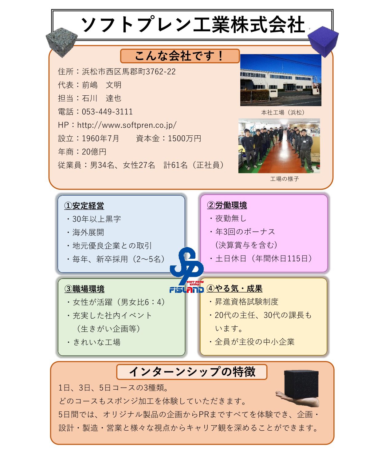 榛南で ばかいい就活 On Twitter 榛南でばかいい就活 参加企業のprシートです 就活 就職活動 インターンシップ インターン マッチングイベント 静岡 Https T Co Q5posltnrj Twitter