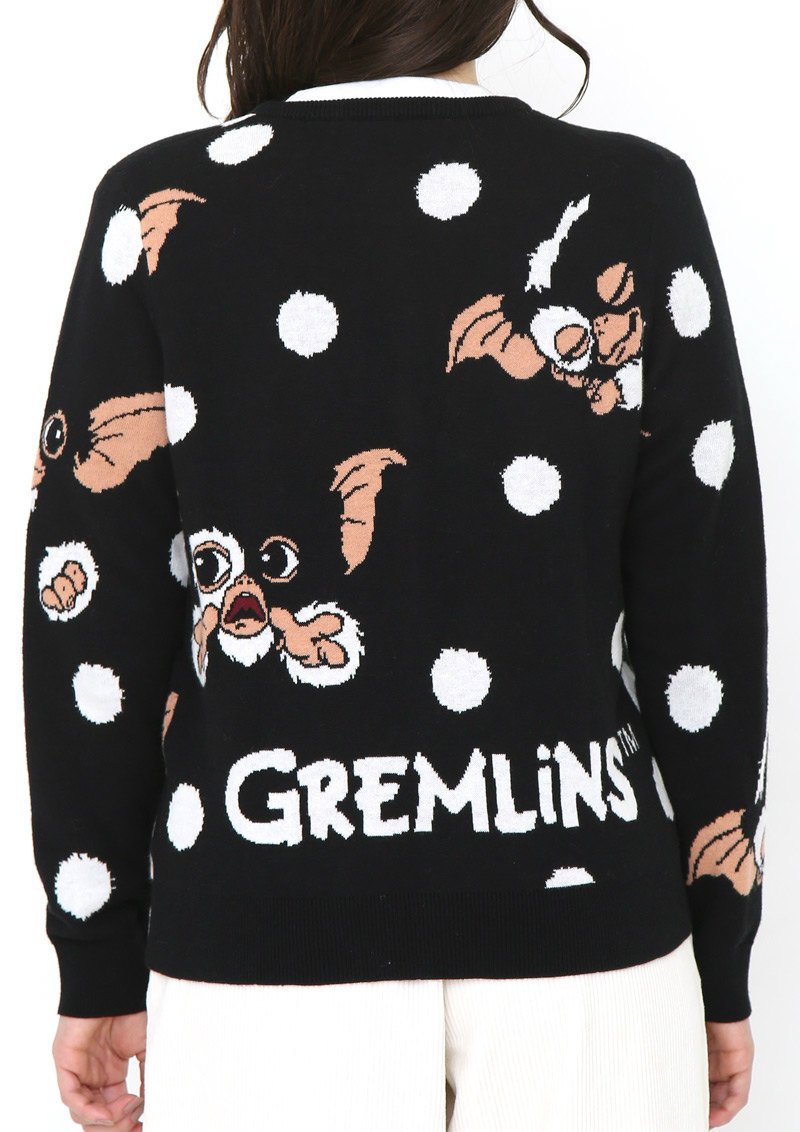 XL ギズモ ハニカミ パターン｜ウォッシャブルジャカードカーディガン グラニフ ギズモ ハニカミ パターン｜ジャカードVネックカーディガン｜ユニ