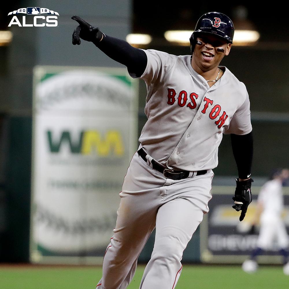 6回表終了。レッドソックス4-0アストロズ ラファエル・ディバースの3