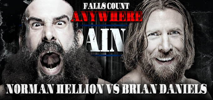 Curtain_Call_18's tweet photo. Two long life rivals, dating back all the way from The Elite vs. RAGNAROK... There will be no boundaries when Brian Daniels and Norman Hellion face one another in a Falls Count Anywhere match! #CurtainCall https://t.co/hQE41lU4z0