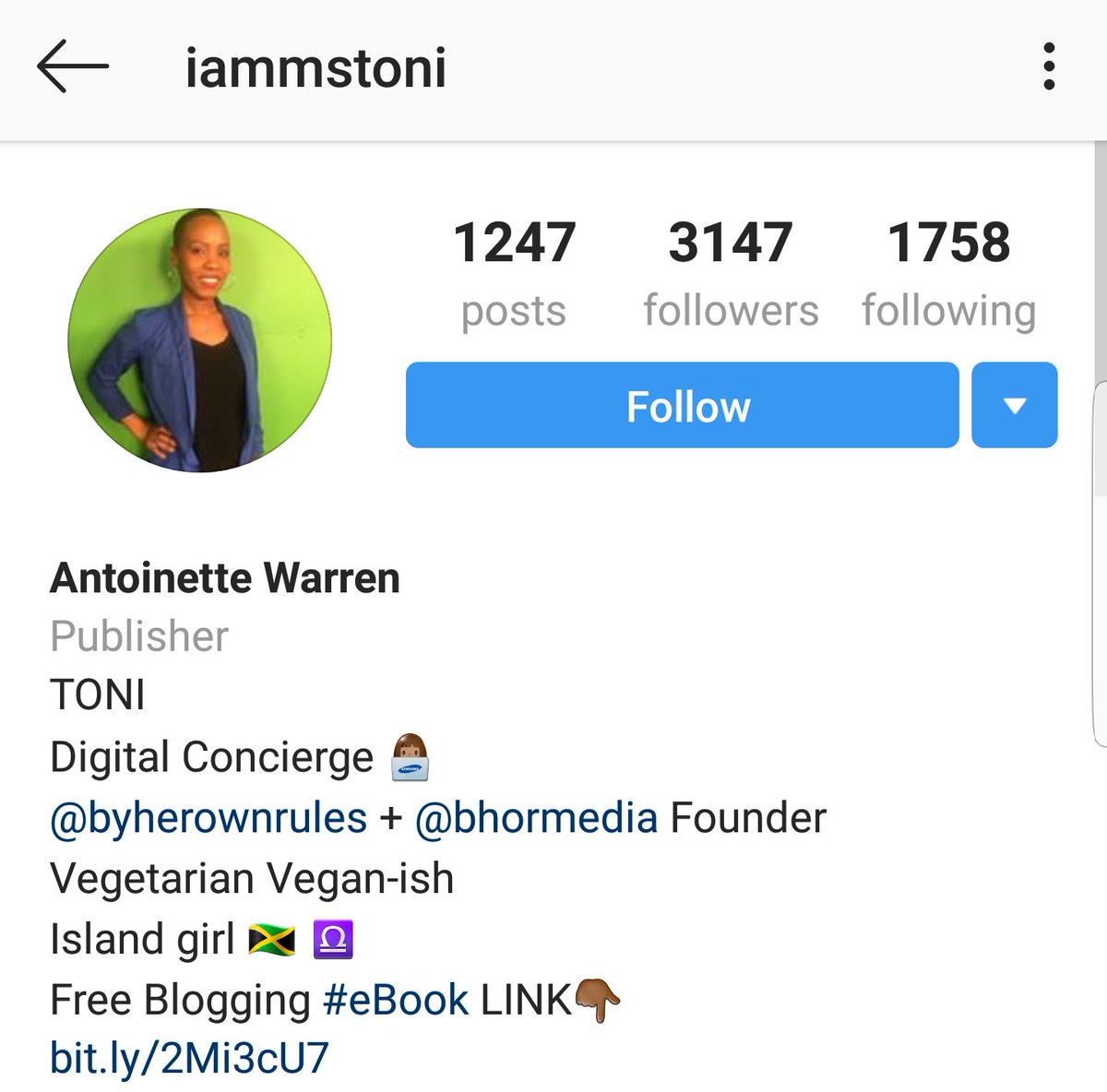 Antoinette WarrenIG: iammstoniDigital ConciergeFounder of ByHerOwnRules + BHOR Media