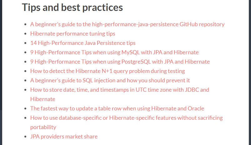 java's tweet image. 200 tutorials on #Java Persistence and #Hibernate @vlad_mihalcea 

vladmihalcea.com/tutorials/hibe…