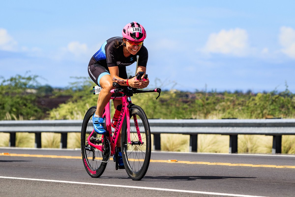 My mouth was sore after smiling for 112 miles 😄