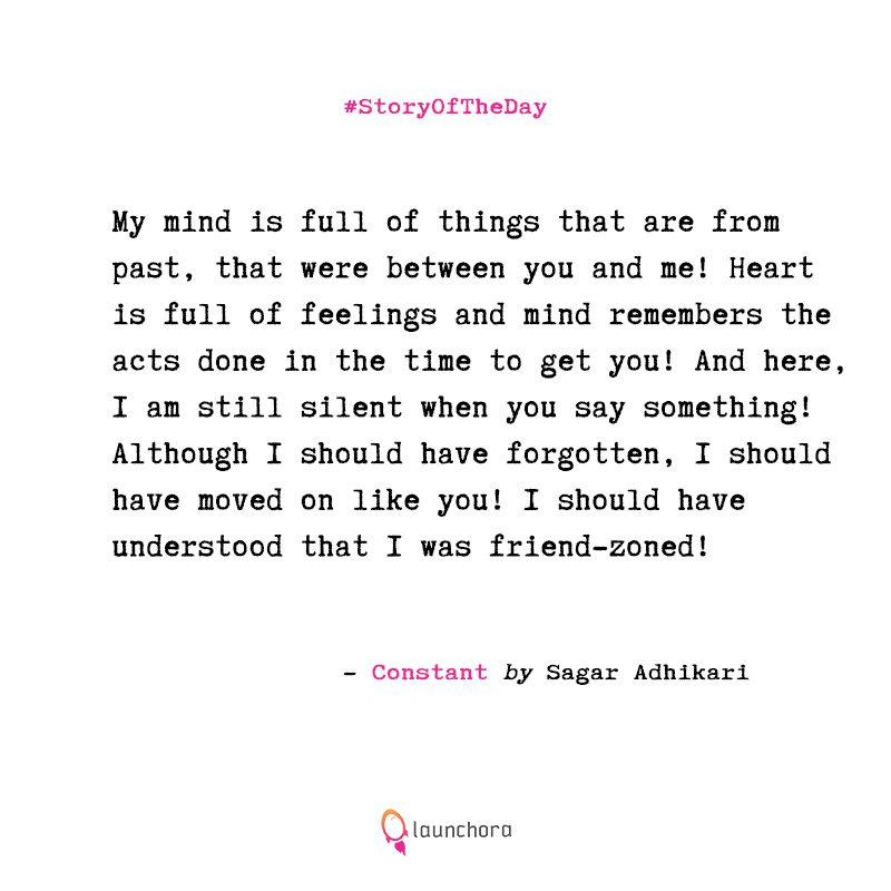 Launchora's tweet photo. Constant: https://t.co/a96Yx1rI1n
Click on the link to read more!

#story #poem #love #stories #mind #poems #sotd #past #shortstories #youandme #shortstory #dailypoems #forgotten #feelings #sad #dailyreads #reading #heart #morning #remember #silent #friendzoned #read https://t.co/FS2x8jhDYN
