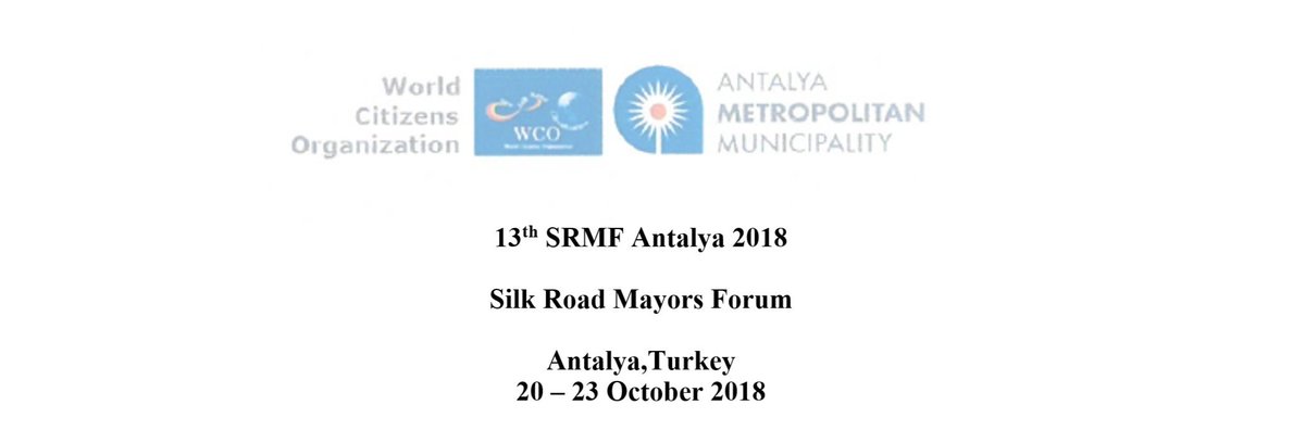 ChiquilloBarber's tweet photo. 13th Silk Road Mayors Forum - Antalya - Turkey. #SRMF #Antalya @menderesturel
https://t.co/aVbsx7KACY https://t.co/PPMYdhHotM