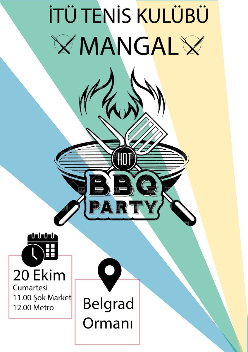 🍆🥓🥩🍗🍖
Merhaba arkadaşlar, 20 Ekim Cumartesi günü Belgrad Ormanı’nda mangal yapıyoruz. Saat 11.00'da kampüs içindeki ŞOK Markette buluşuyoruz.12.00'da metro kapıdan harekete geçiyoruz.