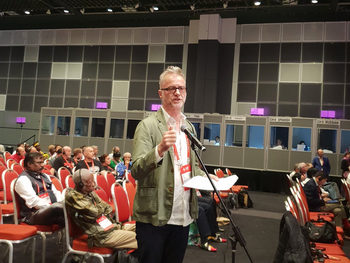 'Our rights are your rights Pablo'

Tony Sheldon speaks in support of emergency motion 3 in defence of union freedom in Argentina at #itfcongress2018