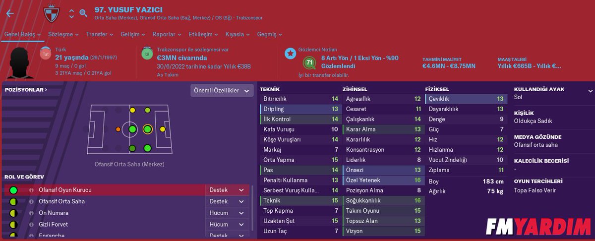 🌟FM 2019'da 4 Büyüklerin 10 numaralarına baktık.

- Adem Ljajic
- Yassine Benzia
- Emre Akbaba
- Yusuf Yazıcı
#FM19 #FM19Beta #FM19Profile