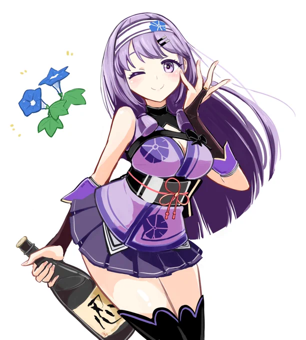 【朝ノ瑠璃さん】
お姉ちゃんは清楚だなあ。おうたすてき。らーめんたべたい。

#あさの絵巻
#やみなべギャラリー 