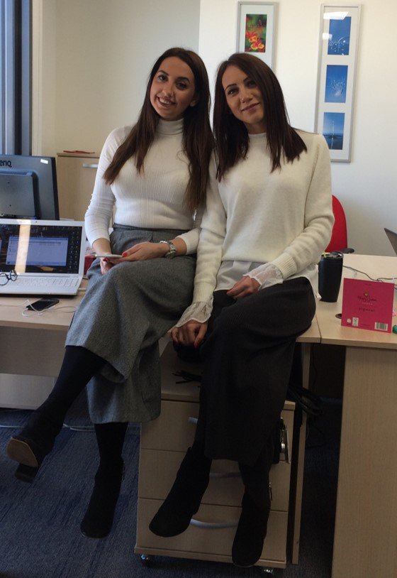 On Fridays, we #sweater!👕👬 #officetwinning #twinning #FUNgineers #fridayatwork
