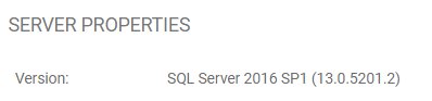 venzann's tweet image. @redgate I think your version checking in #SQLMonitor needs tweaking.
13.0.5201 is SP2 CU2+security update