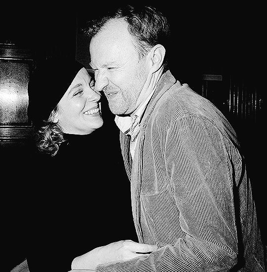 amandaiscuteaf's tweet photo. amanda abbington standing next to mark gatiss https://t.co/G0yG1U04kb