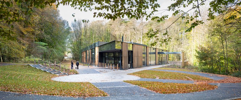 FCBStudios's tweet image. Official opening of new @StFagans_Museum buildings yesterday, including our #Gweithdy. Translated as workshop, we have created a pavilion in the landscape for learning and making.
fcbstudios.com/work/view/Gwei…