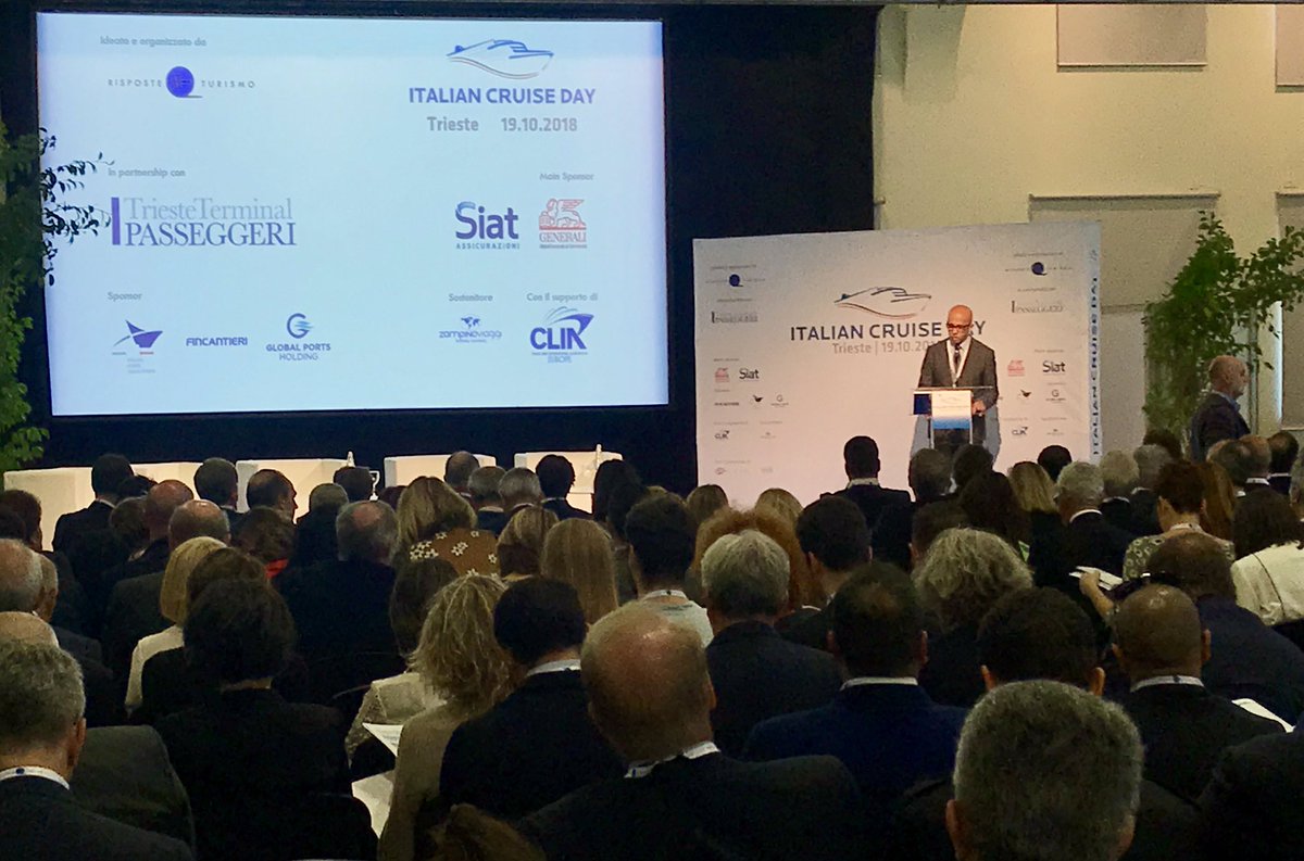 Italian Cruise Day (@italiancruised) on Twitter photo Francesco di Cesare, Presidente di <a href="/RisposteTurismo/">Risposte Turismo</a> apre i lavori dell’ottavo #ItalianCruiseDay 2018. L’industria #crocieristica nazionale é oggi a #Trieste <a href="/TTP_Trieste/">Trieste Terminal Passeggeri</a> Francesco di Cesare, Presidente di <a href="/RisposteTurismo/">Risposte Turismo</a> apre i lavori dell’ottavo #ItalianCruiseDay 2018. L’industria #crocieristica nazionale é oggi a #Trieste <a href="/TTP_Trieste/">Trieste Terminal Passeggeri</a>