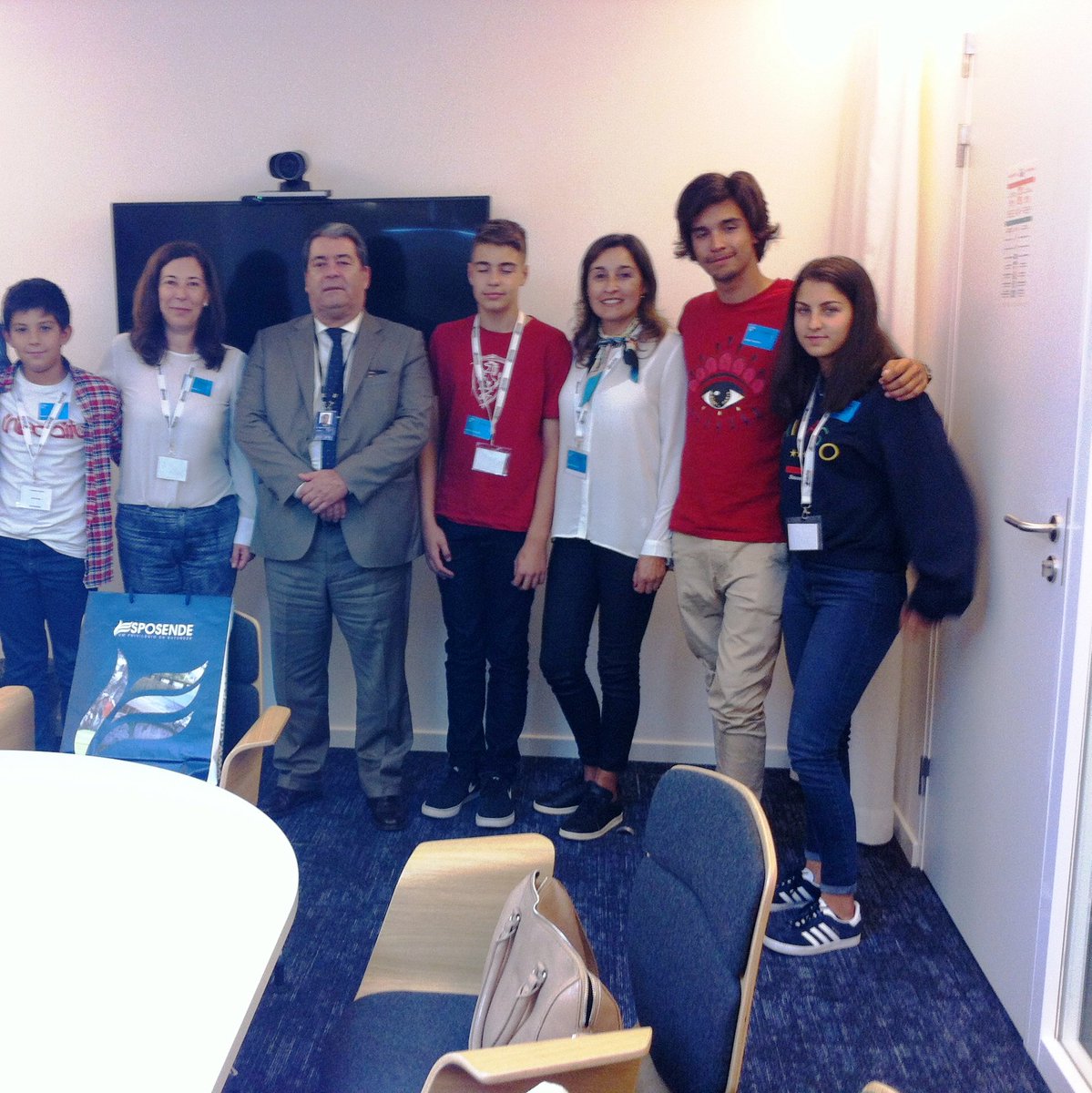 CoderDojoEsp's tweet image. A day full of good energies, sharing and emotions
thank you Giustina fantastic person Rachel and Nuala for the sympathy
Thanks to the Portuguese MEPs, Dr. Marinho Pinto Dr. Rangel and Dr. Assis for meeting us @GiustinaMizzoni @CoderDojo #eudojo
