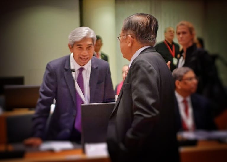 Kemlu_RI's tweet photo. 3. Pada kesempatan ini, #WamenluFachir juga dampingi @wapres_ri dalam 4 pertemuan bilateral dgn Wapres Komisi Eropa, PM Belanda, PM Yunani dan PM Estonia. #ASEMSummit https://t.co/EK1bZHBps2