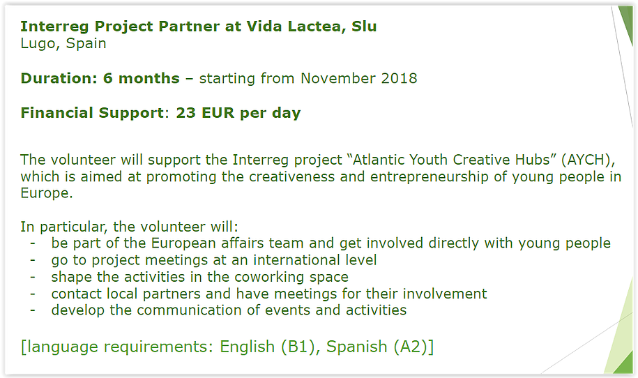 AtlanticHubs's tweet photo. 📣Atlantic Youth Creative Hubs - Volunteering Interreg in Lugo.🇪🇺🇪🇸
https://t.co/kqH9Y6AKDC
#aychEU #Interreg #atlanticarea #transnational
#AtlanticHubs #atlanticyouth #aychHubs #aychformation https://t.co/wnUiKY7qob
