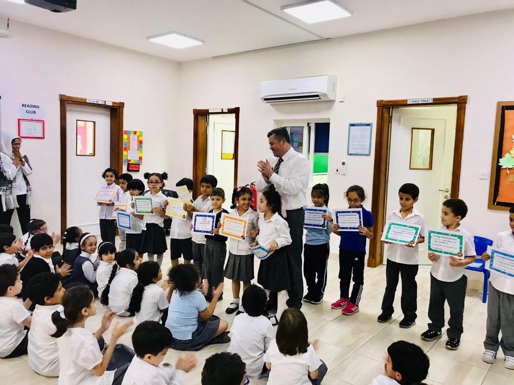 DohaAcademySLWA's tweet photo. KS1 goodness assembly...excellent work by all the children in year 1 &amp; 2 https://t.co/cXn0tKtFeR