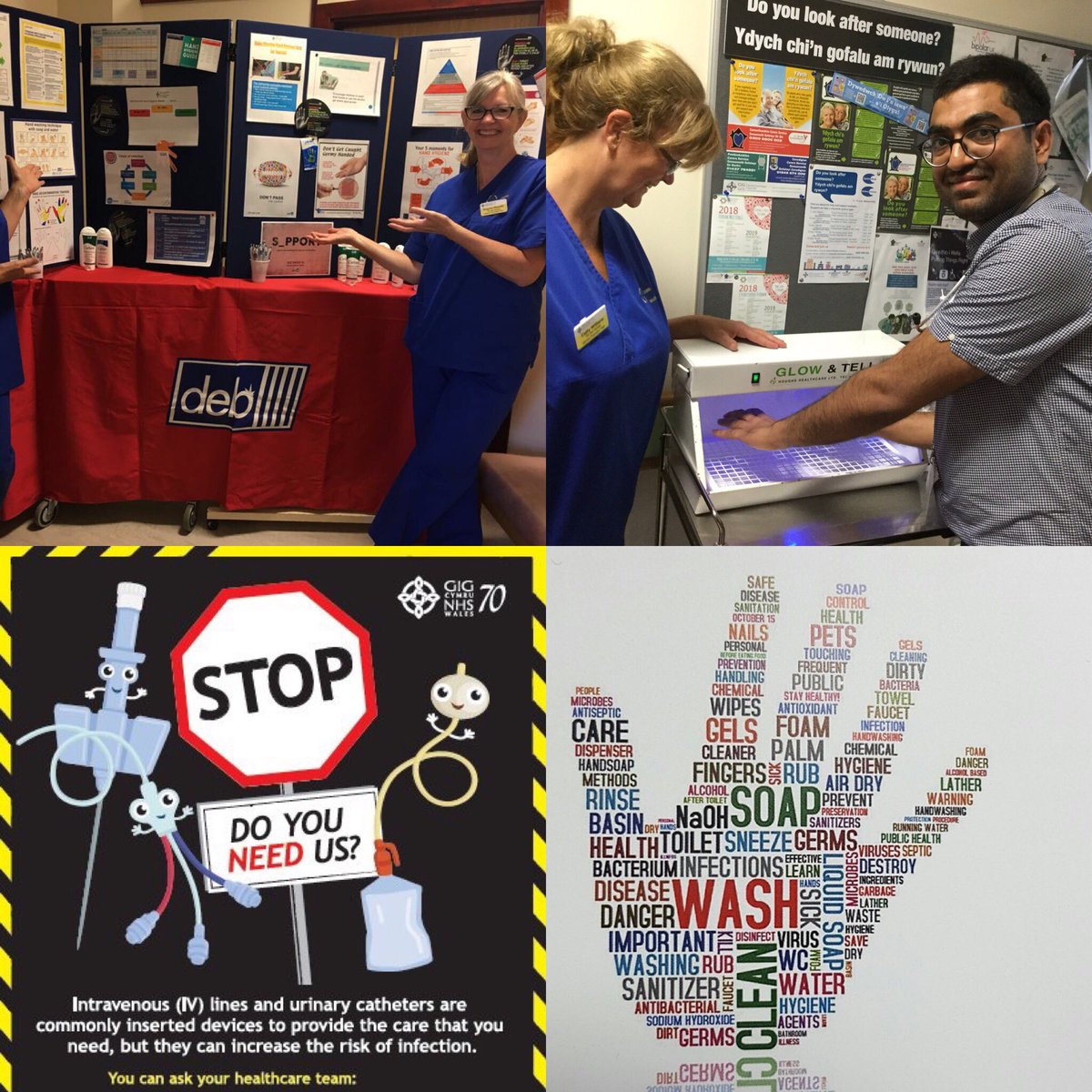 IPHywelDda's tweet photo. Last day of International Infection Prevention Week, #IIPW #IIPW2018 HCAIS; S= Standard Precautions #HandHygiene @HywelDdaHB Mae’n dydd Gwener a mae’r Tim yn edrych ar Rhagofalon Safonnau #HylendidDwylo @BIHywelDda https://t.co/84pZEM7K3c