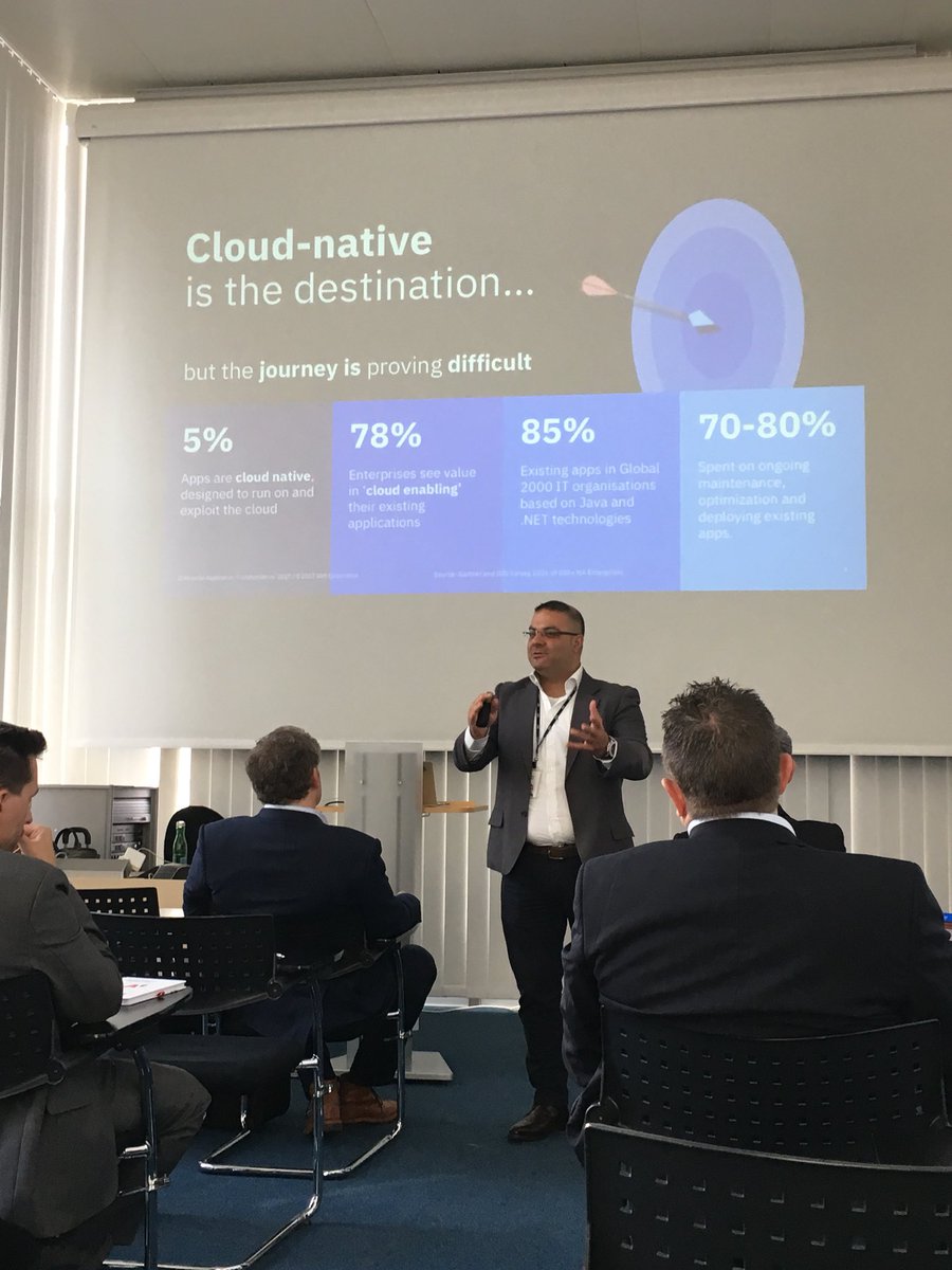 mi_scholl's tweet photo. #ibmccwien destination cloud-native #IBMCloud #CloudPrivat #IBMHybridCloud mehr Info am #WatsonBreakfast im Wiener #IBMClientCenter https://t.co/P0djqlRlAY