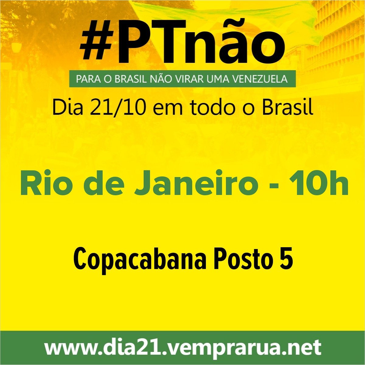 #Marketeirodojair #PTnao #PTNuncaMais