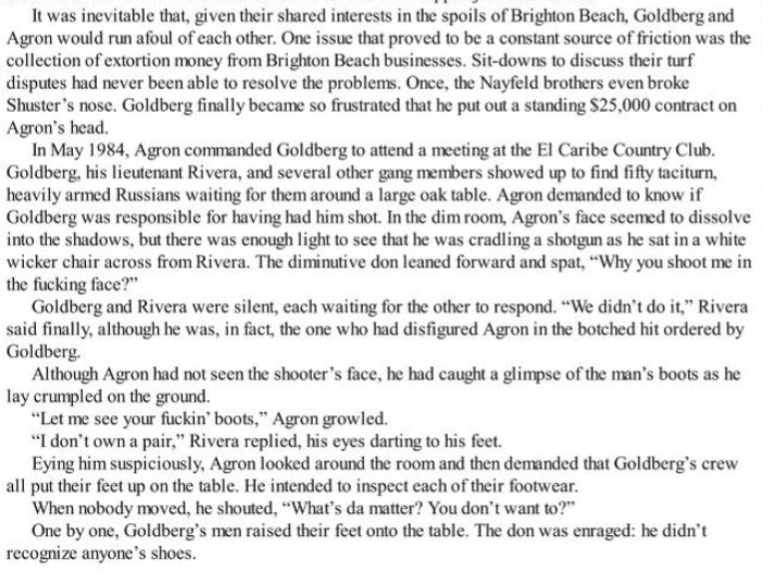 The Little DonThe rise and fall of Evsei Agron, who partnered with the Genoveses and others to form an alliance that would reap billions. After surviving previous assassination attempts he finally got his in 1985. @MichaelCohen212 you know about that El Caribe club don't ya?