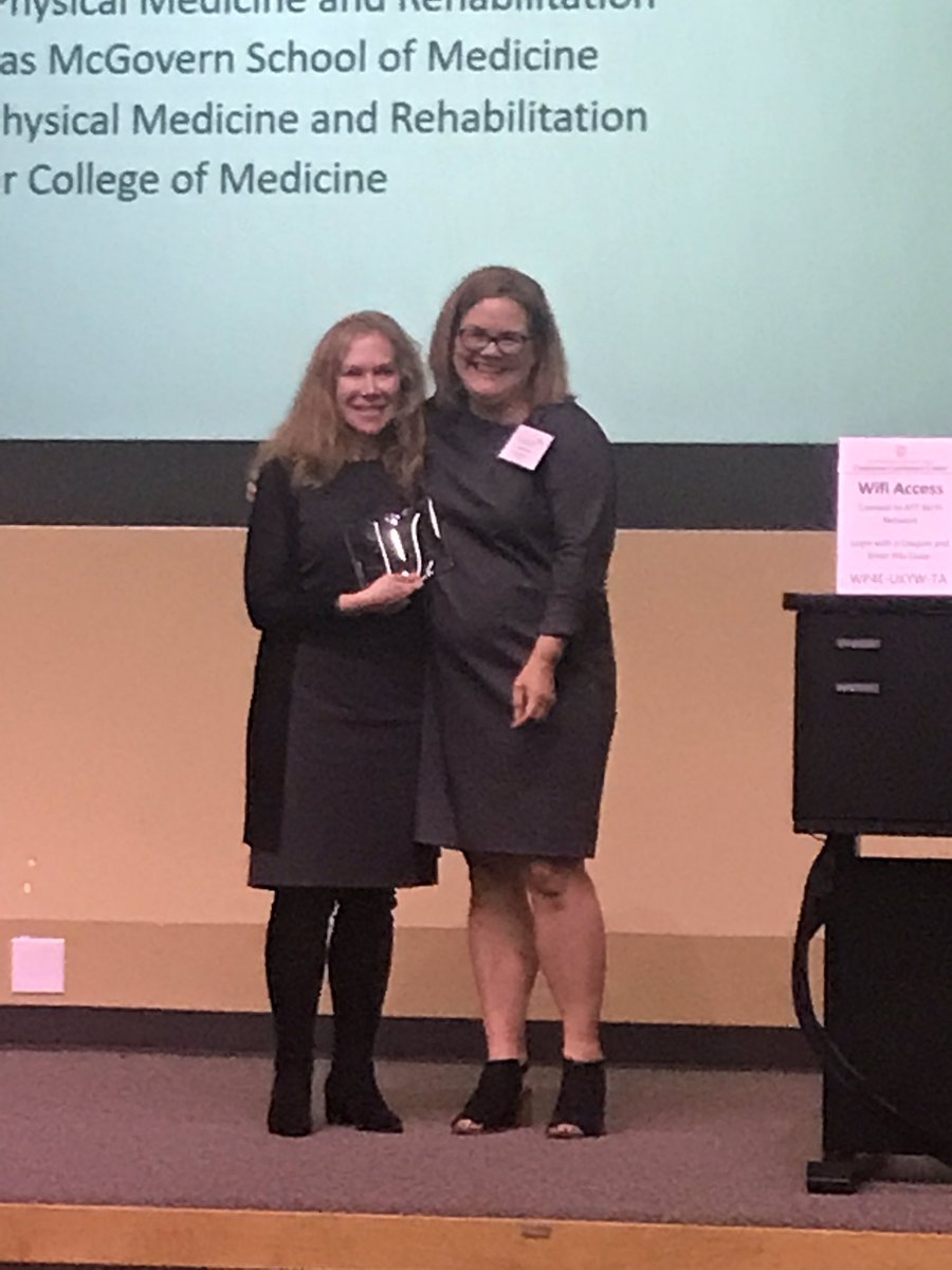 Honored and surprised to receive the Humanitarian Award by the Texas Brain Injury Alliance. Thank you all for your beautiful words &amp; acknowledgment