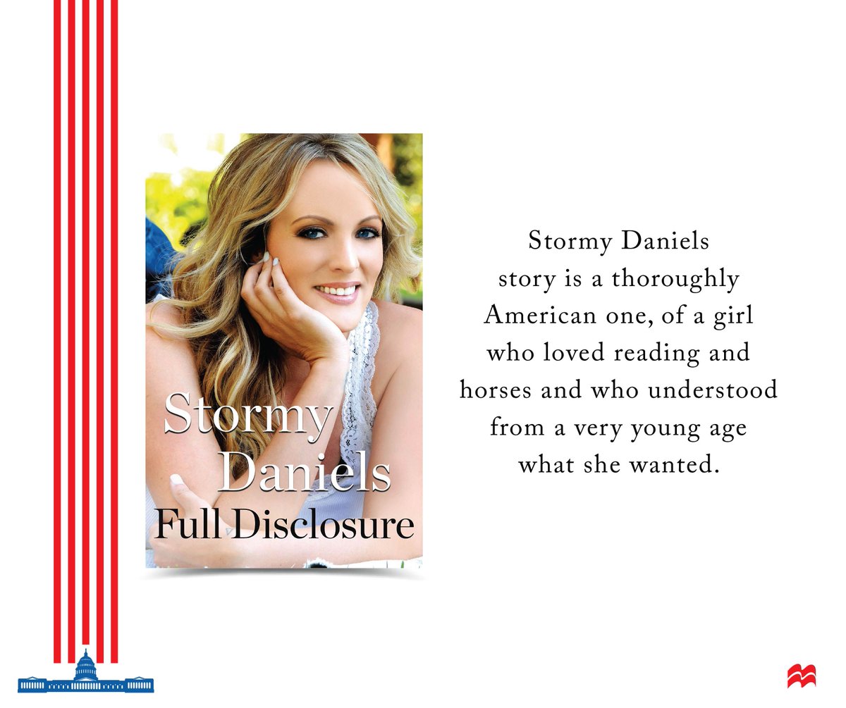 PanMacIndia's tweet photo. People can't stop talking about @StormyDaniels and they won't be able to stop talking about her fresh, surprising, completely candid, nothing-held-back in her book, #FullDisclosure! 

#StoryDaniels #wednesdaythoughts https://t.co/BeflP4H7Vg