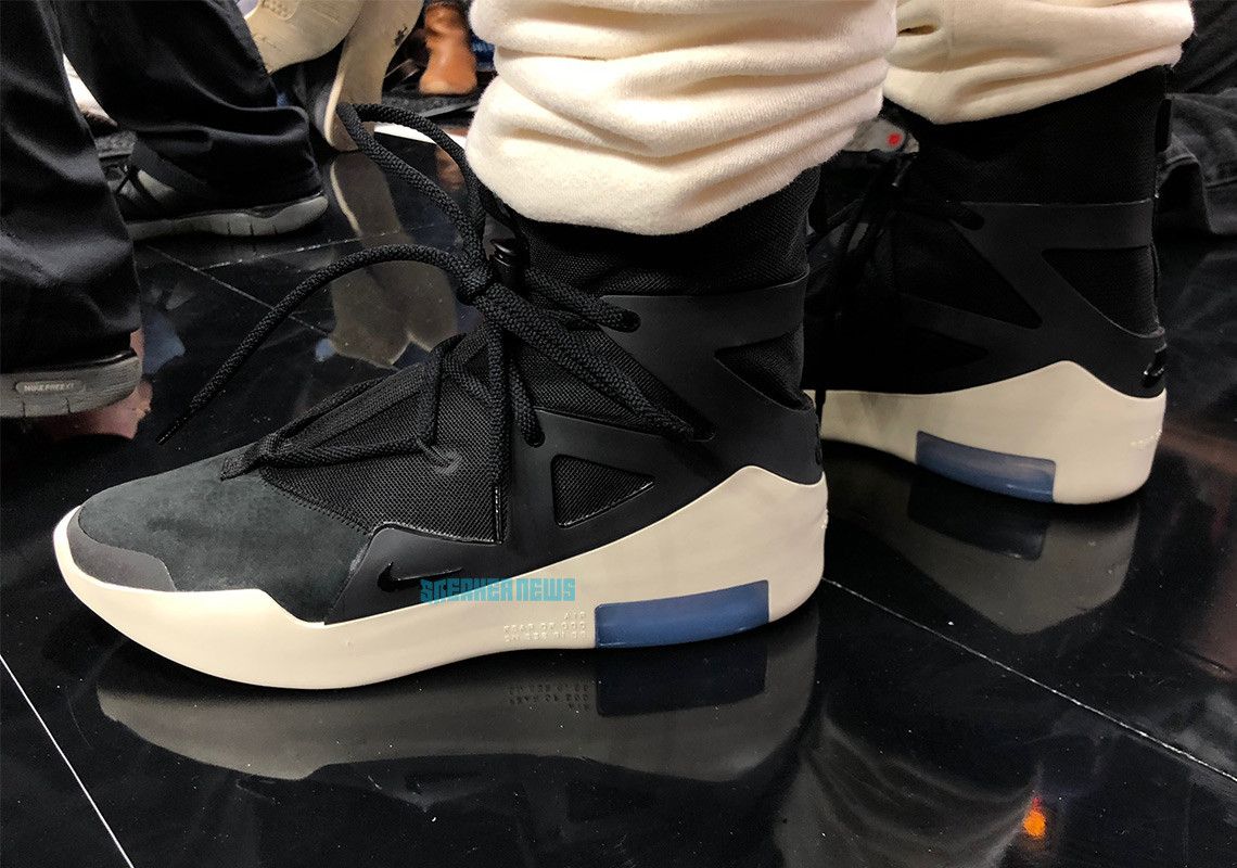 Sneaker News on X: First look at Jerry Lorenzo's Nike Air Fear Of God 1 in  black   / X