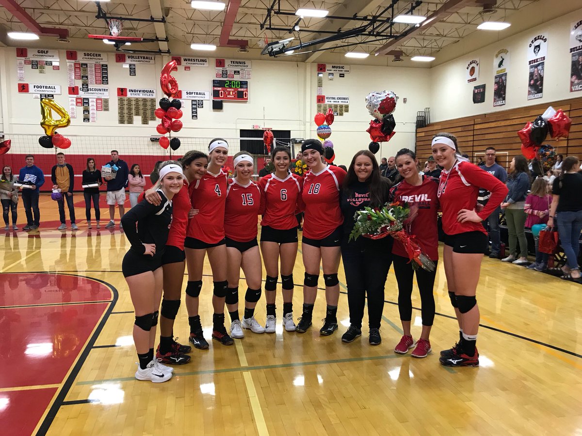 kortneywaalsh's tweet photo. seniorrrrr nightttttt 🙂🙂 with a dub! #devilsdevilsdevils (also yes my mom was crying lol) https://t.co/YWf1X6RfKH
