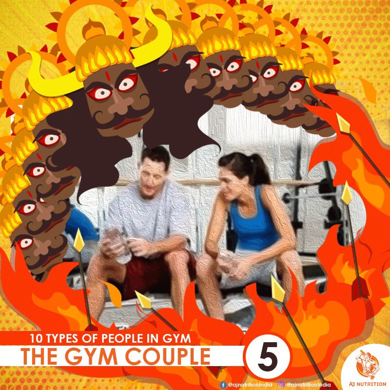 AJnutrition_In's tweet photo. Couples who do everything together... And at the same time 😬
#AJNutrition #HappyDussehra #HappyDussehra2018 https://t.co/iazHIVsV6A