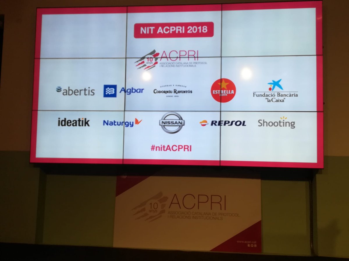 acpri's tweet image. Un #ff molt especial per a totes les persones que van participar ahir a la #nitACPRI on vam lliurar els #premisACPRI 2018.

Moltes gràcies

#acprixarxes #protocol #rrii  #protocolo @EstrellaDammCat #antigafàbrica