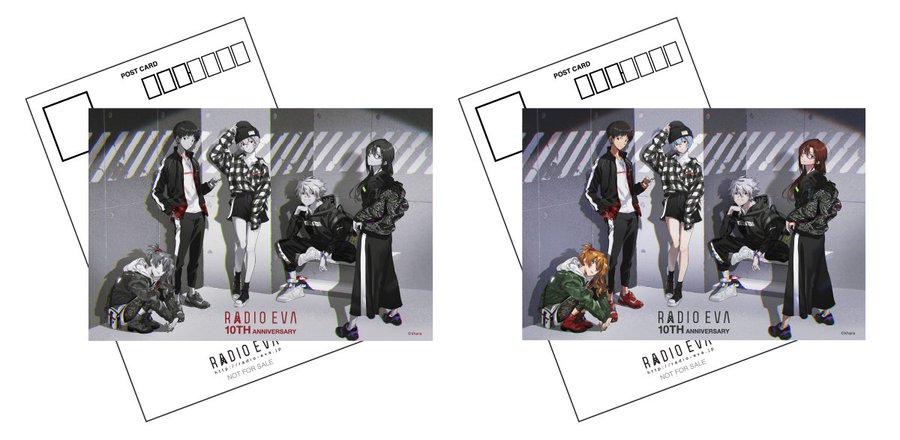 Radio Eva 10周年記念 米山舞描き下ろしイラスト第2弾公開 ファッション講座 ポストカードプレゼントも実施 みんなのエヴァンゲリオン ヱヴァ ファン